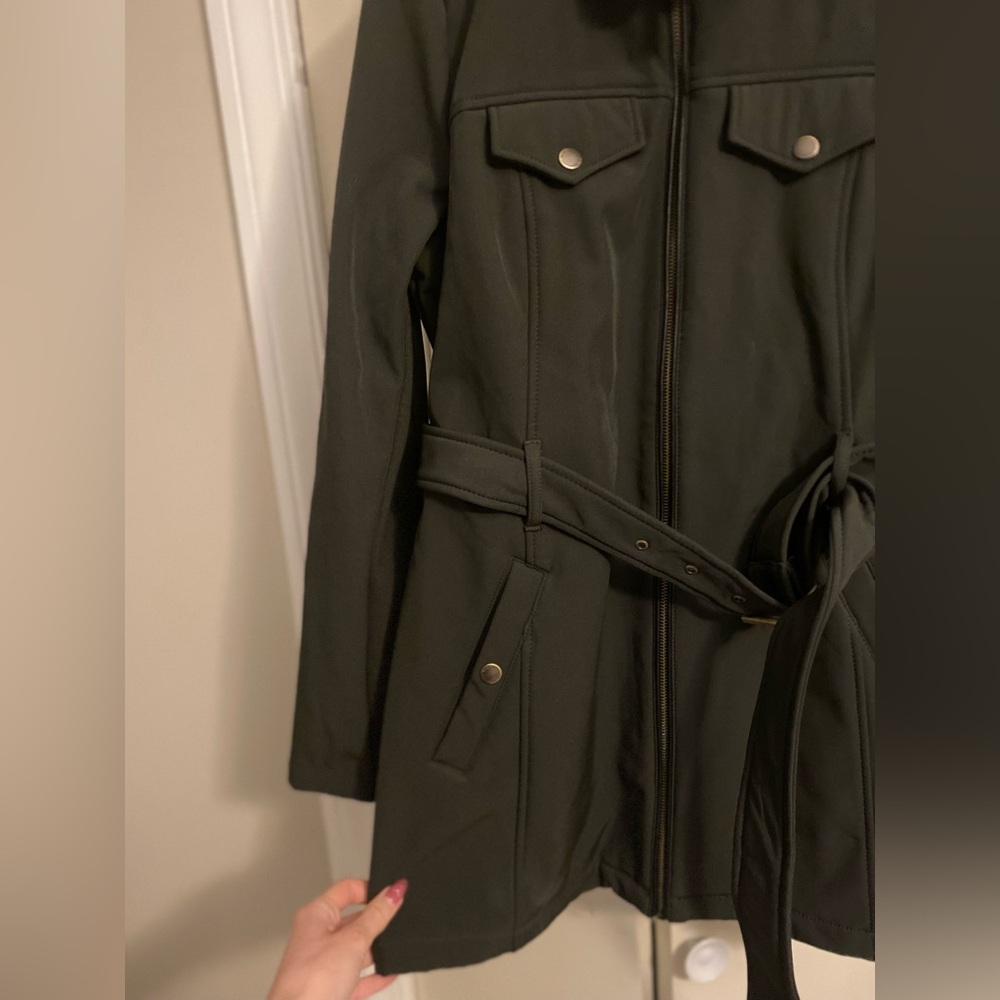 Bcbgeneration Olive Utility Jacket With Belt - image 8